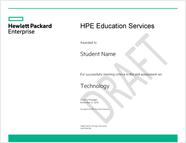 HPE-Education-Certificate 